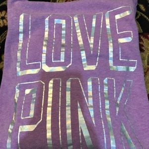 Victorias Secret Pink Purple Hoodie